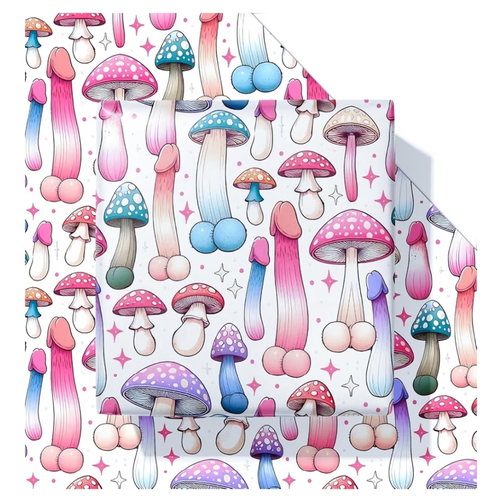 Cosmic Stinkhorn wrapping paper - Picture 4 of 4